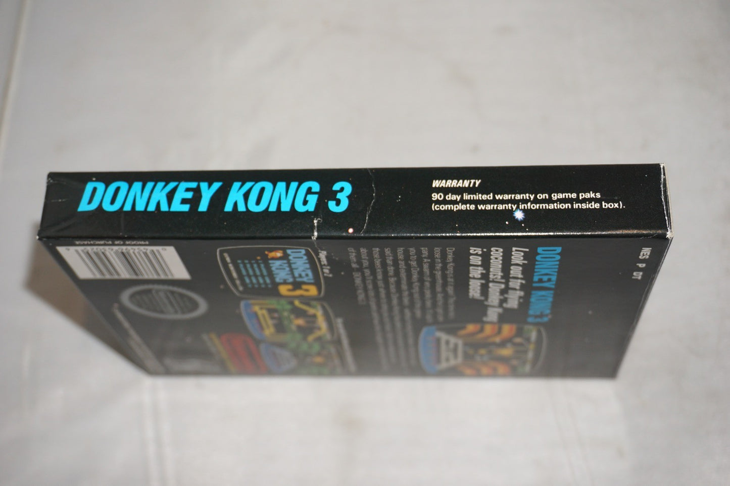 Donkey Kong 3 (Nintendo NES) Complete in Box CIB