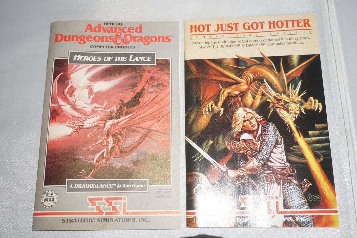 Advanced Dungeons & Dragons Heroes of the Lance (PC IBM) Complete in Box CIB