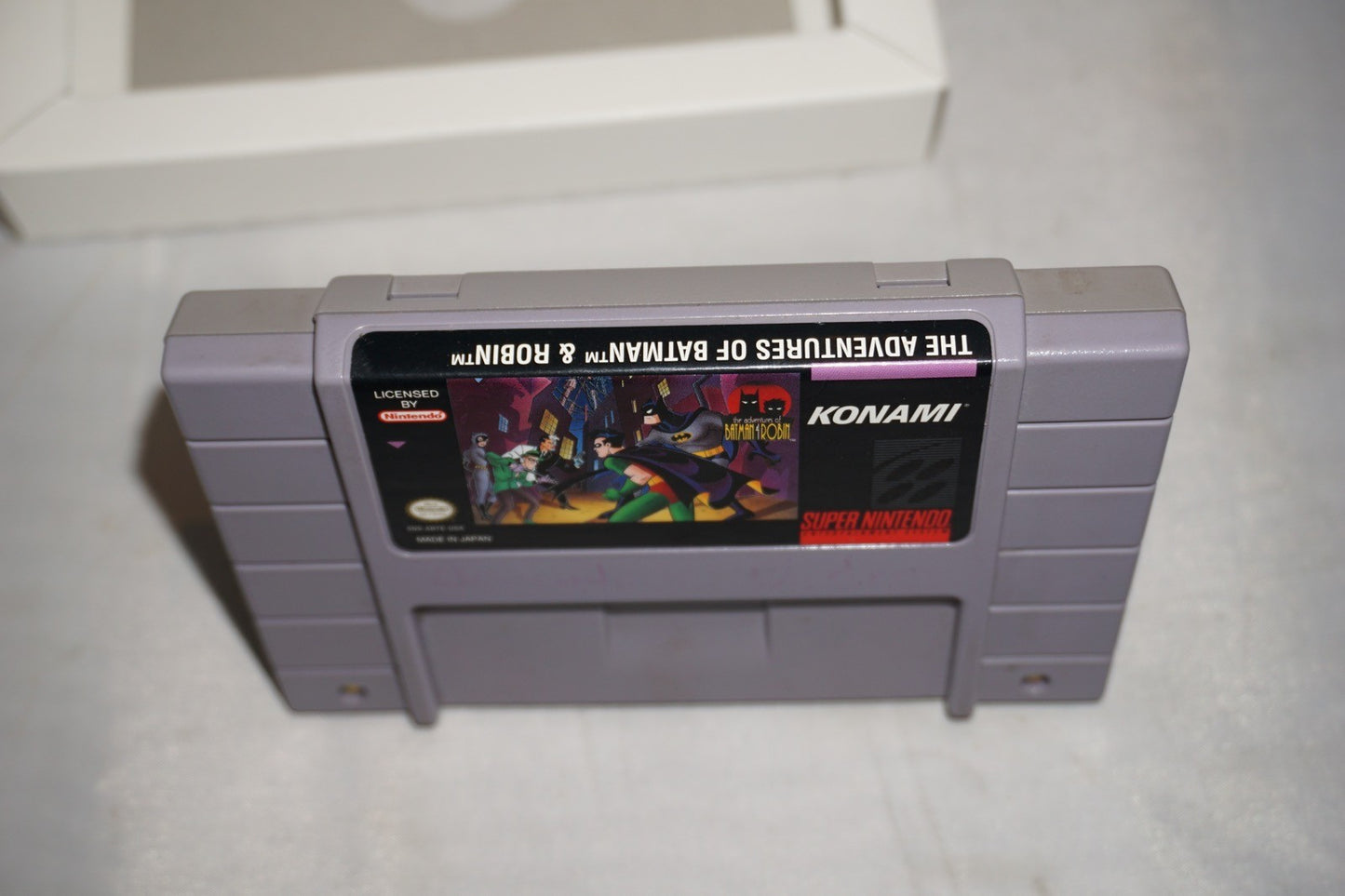 Adventures Of Batman & Robin (Super Nintendo SNES) with Box No Manual