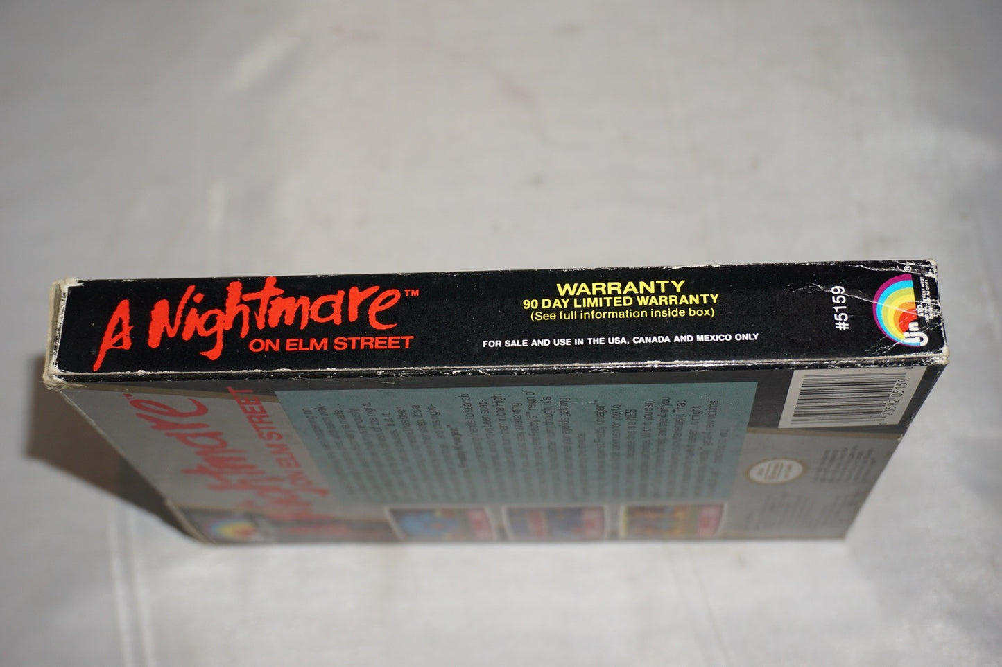 Nightmare On Elm Street (Nintendo NES) Complete in Box w/ Reg Card CIB