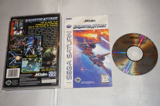Galactic Attack (Sega Saturn) Complete w/ Reg Card