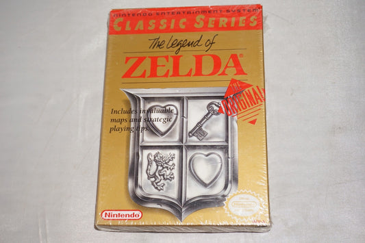 Legend of Zelda Classic Grey (Nintendo NES) Complete in Box CIB