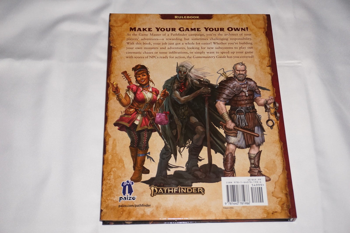 Gamemastery Guide Second Edition Hardcover Book Pathfinder NEW