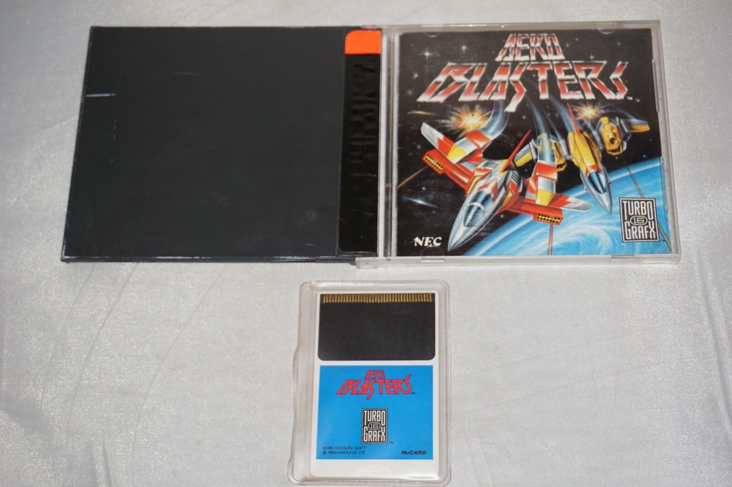 Aero Blasters (Turbo Grafx 16 tg16) Complete in Case Turbografx
