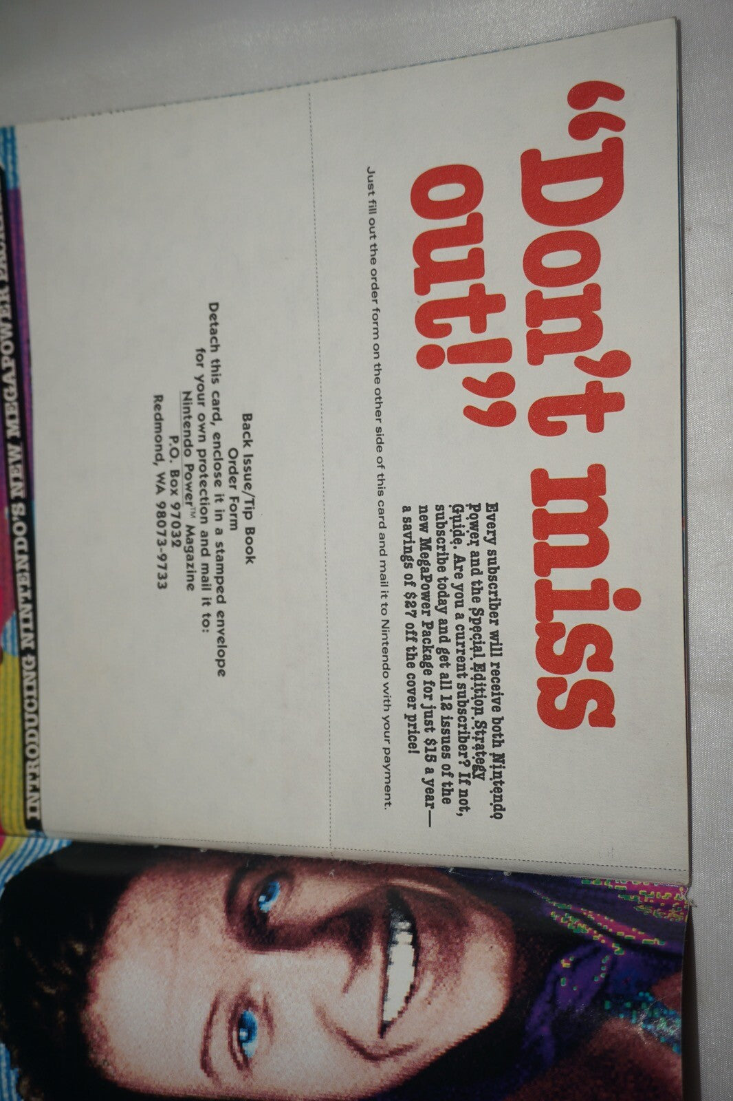 May/June 1990 Super Contra Nintendo Power Magazine #4 Poster Book