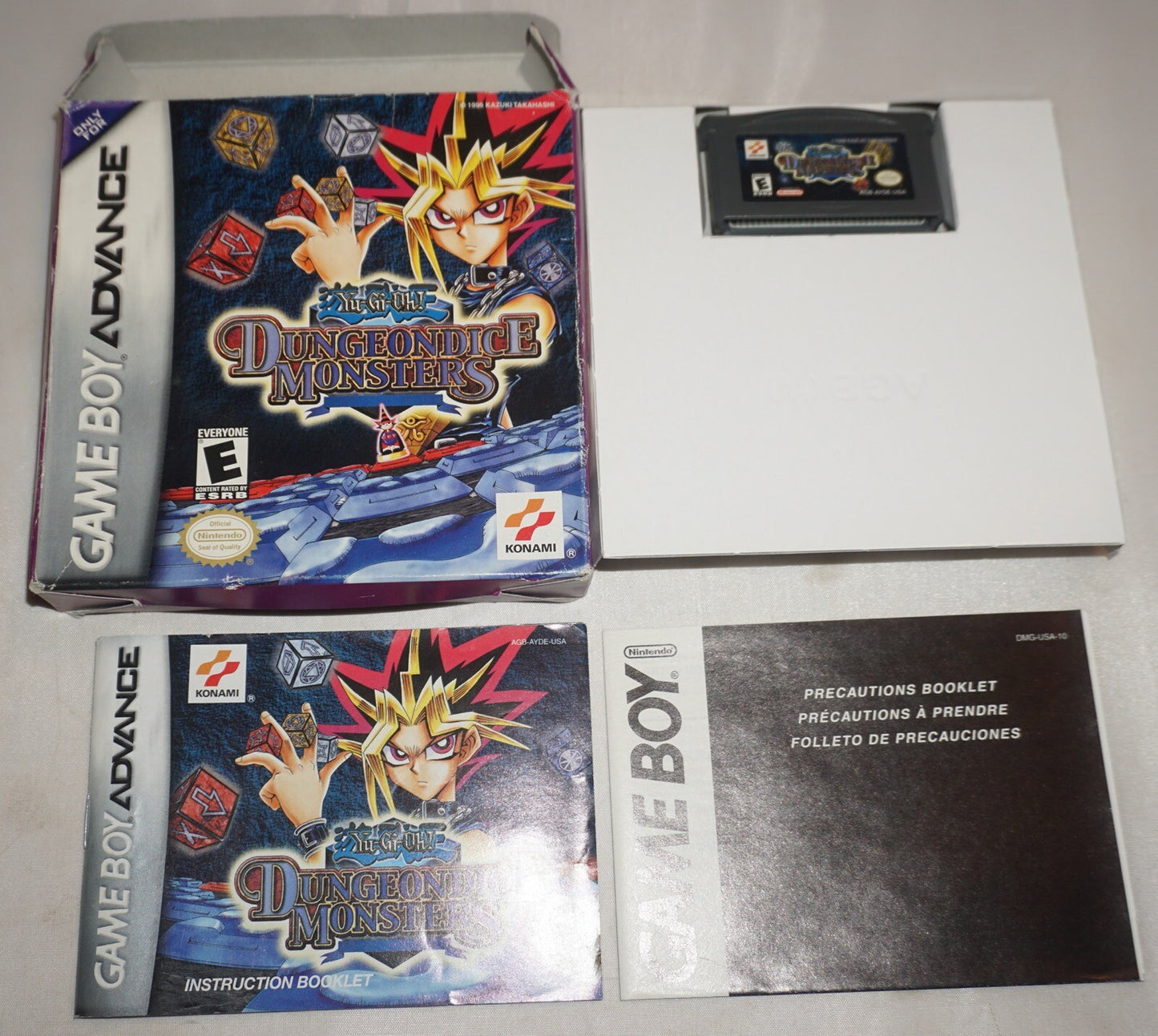 Yu-Gi-Oh! DungeonDice Monsters (Nintendo Gameboy Advance GBA) Complete CIB