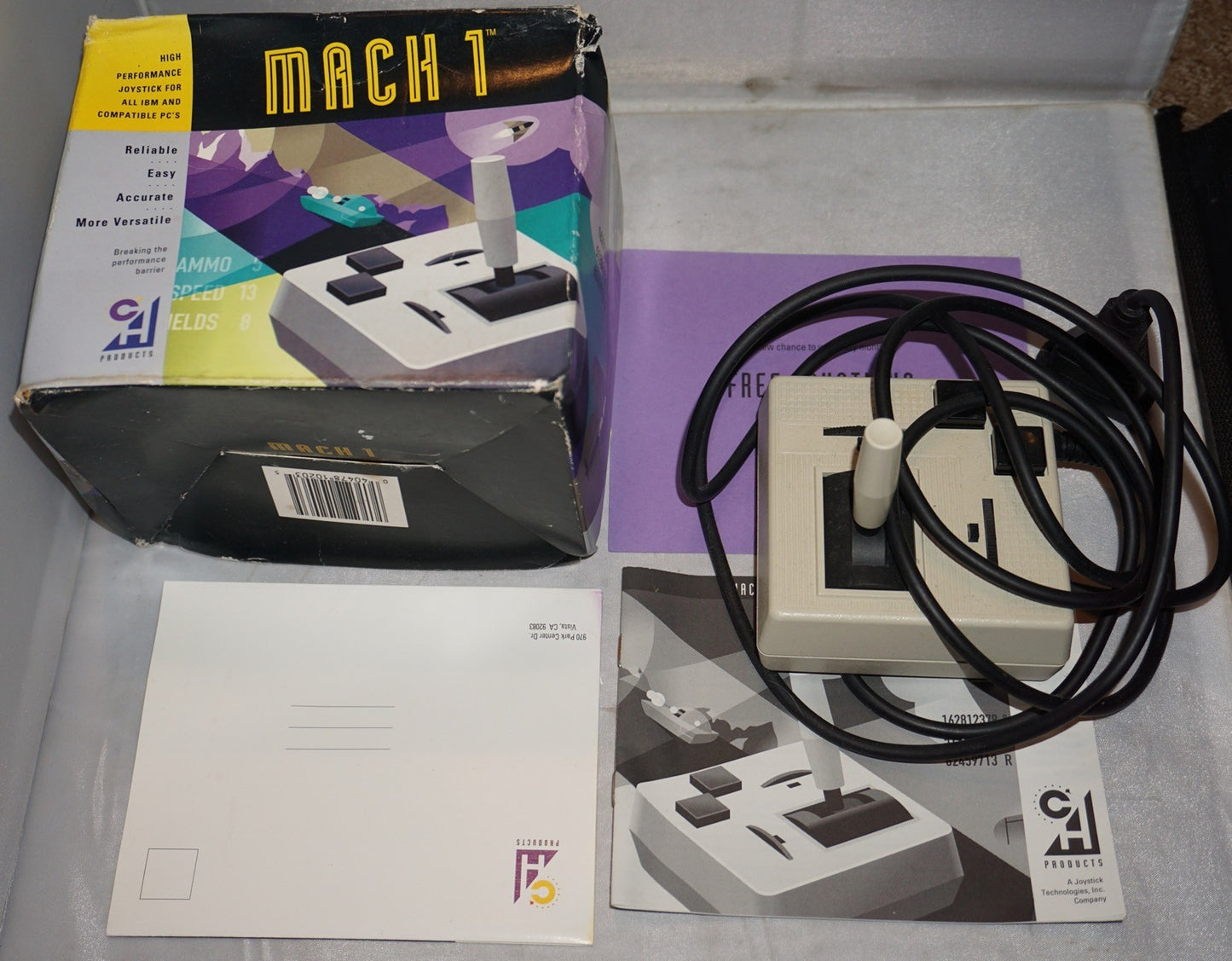 Mach 1 Joystick Controller (PC) Complete in Box CIB