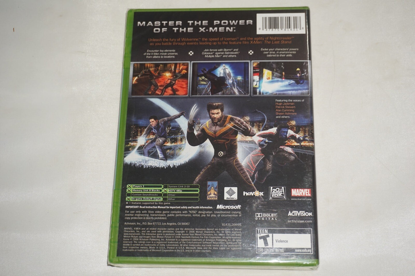 X-Men Official Game (Microsoft Xbox) Brand NEW Factory Sealed