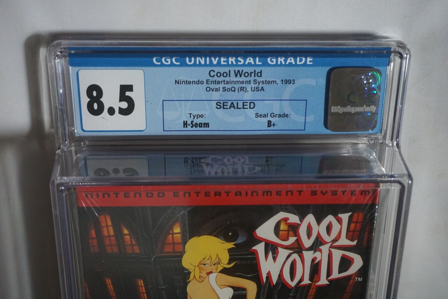 Cool World (Nintendo NES) CGC 8.5 B+ NEW Sealed