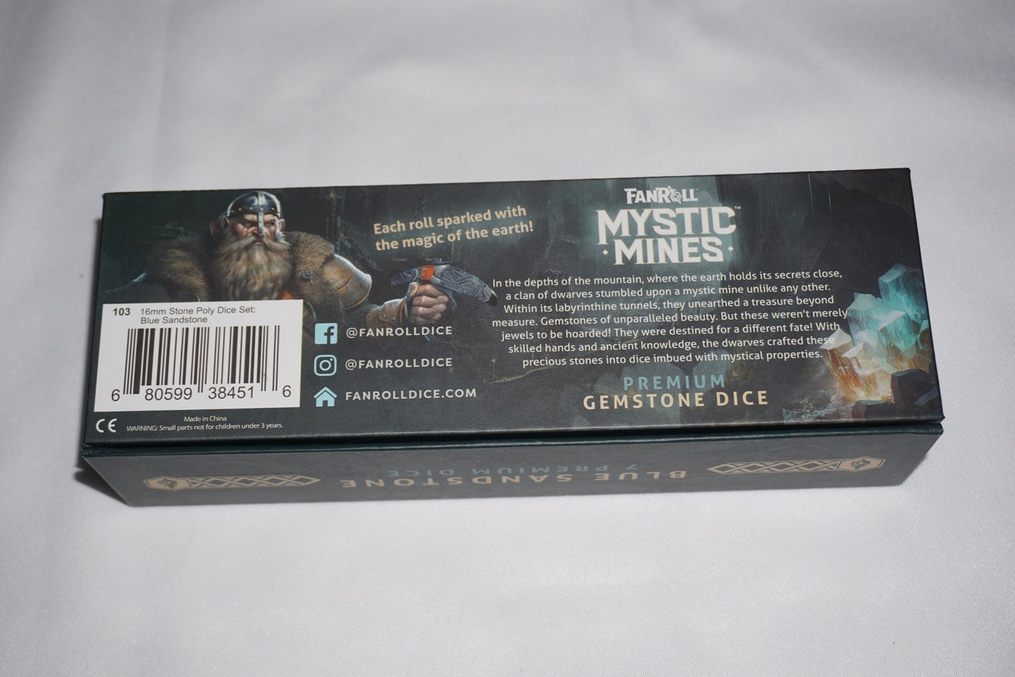 Fanroll Mystic Mines Blue Sandstone Set D&D NEW Sealed