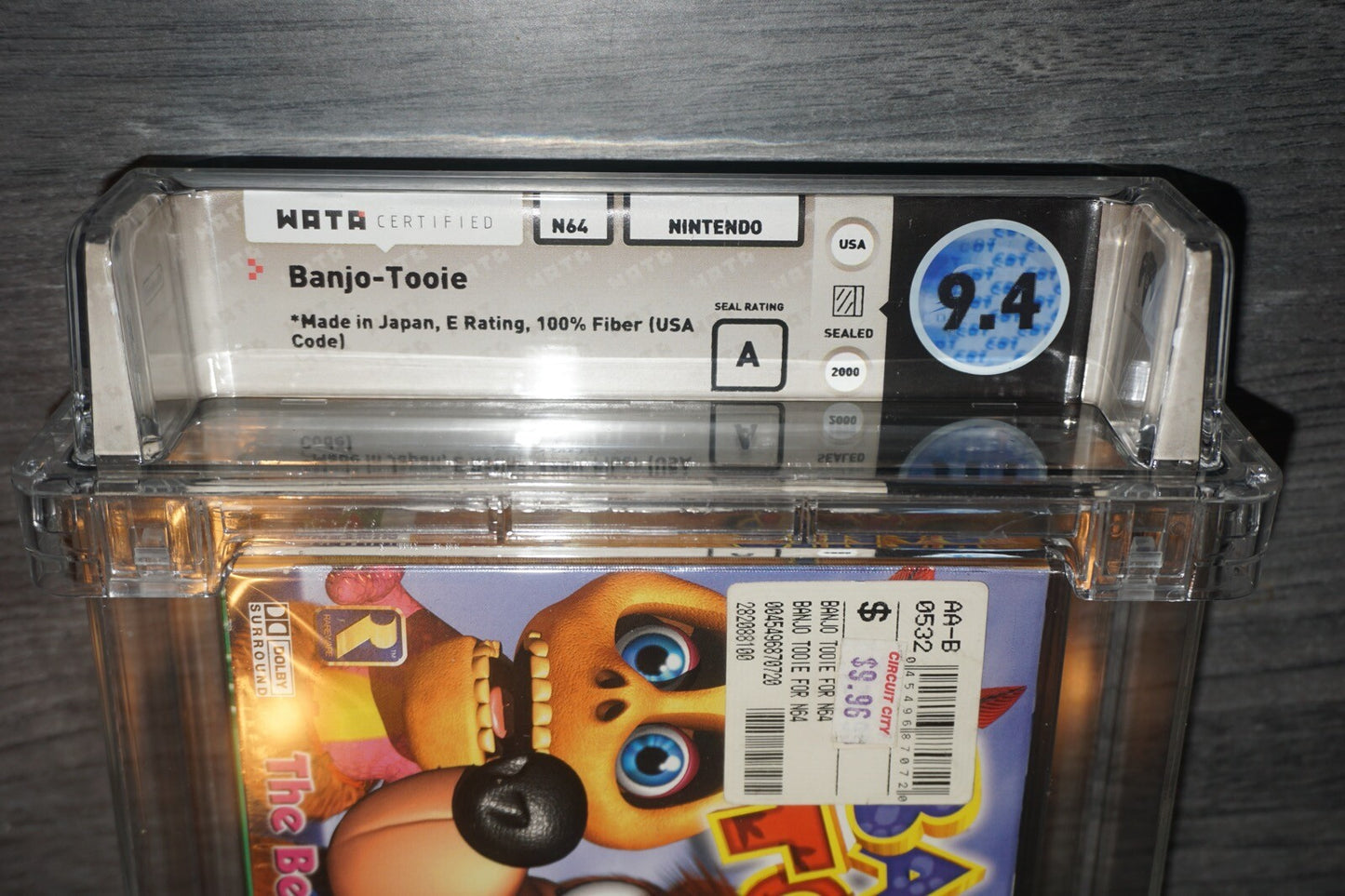 Banjo Tooie (Nintendo 64 N64) WATA 9.4 A NEW Factory Sealed