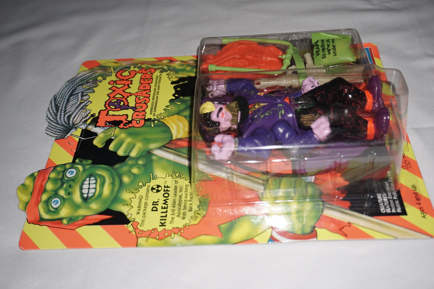 Toxic Crusaders Dr Killemoff Playmates 1991 NEW Sealed Unpunched