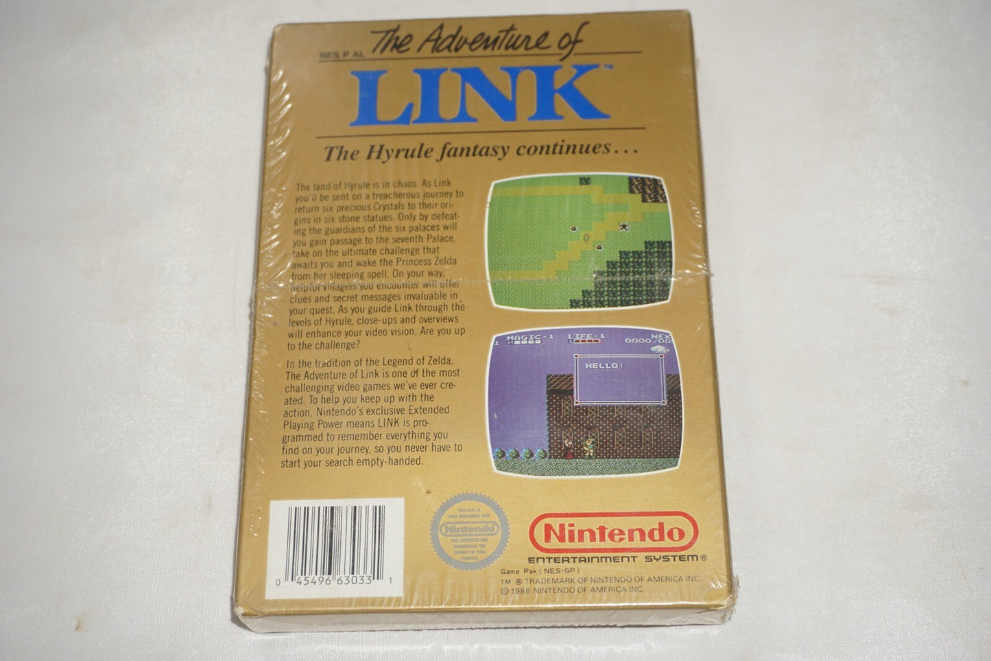 Zelda II Adventure Of Link 2 (Nintendo NES) NEW Factory Sealed Round Seal