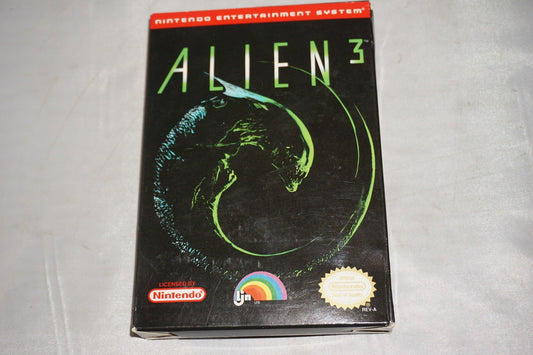Alien 3 (Nintendo NES) Complete in Box w/ Reg Poster CIB Near Mint
