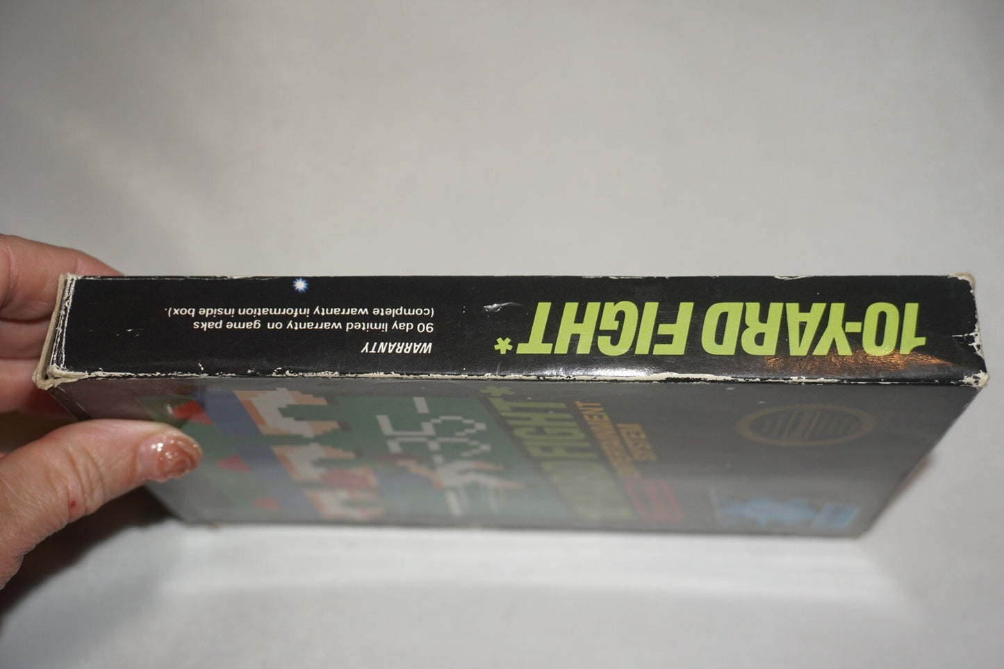 10 Yard Fight HANGTAB (Nintendo NES) Complete in Box CIB #1