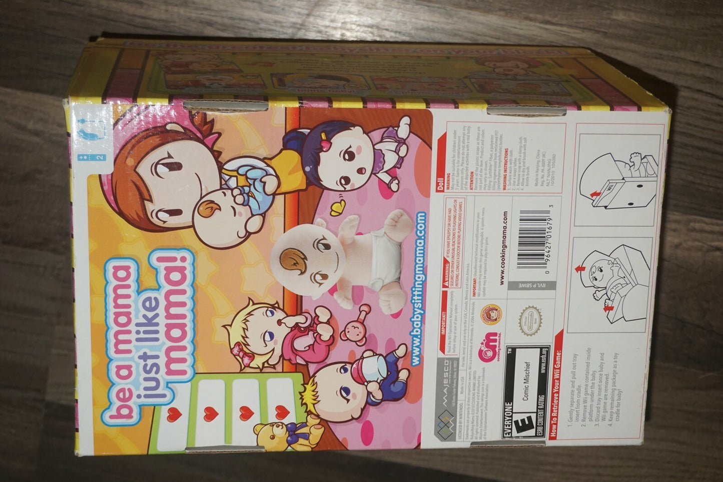 Babysitting Mama w/ Doll Baby Bundle (Nintendo Wii) New Sealed