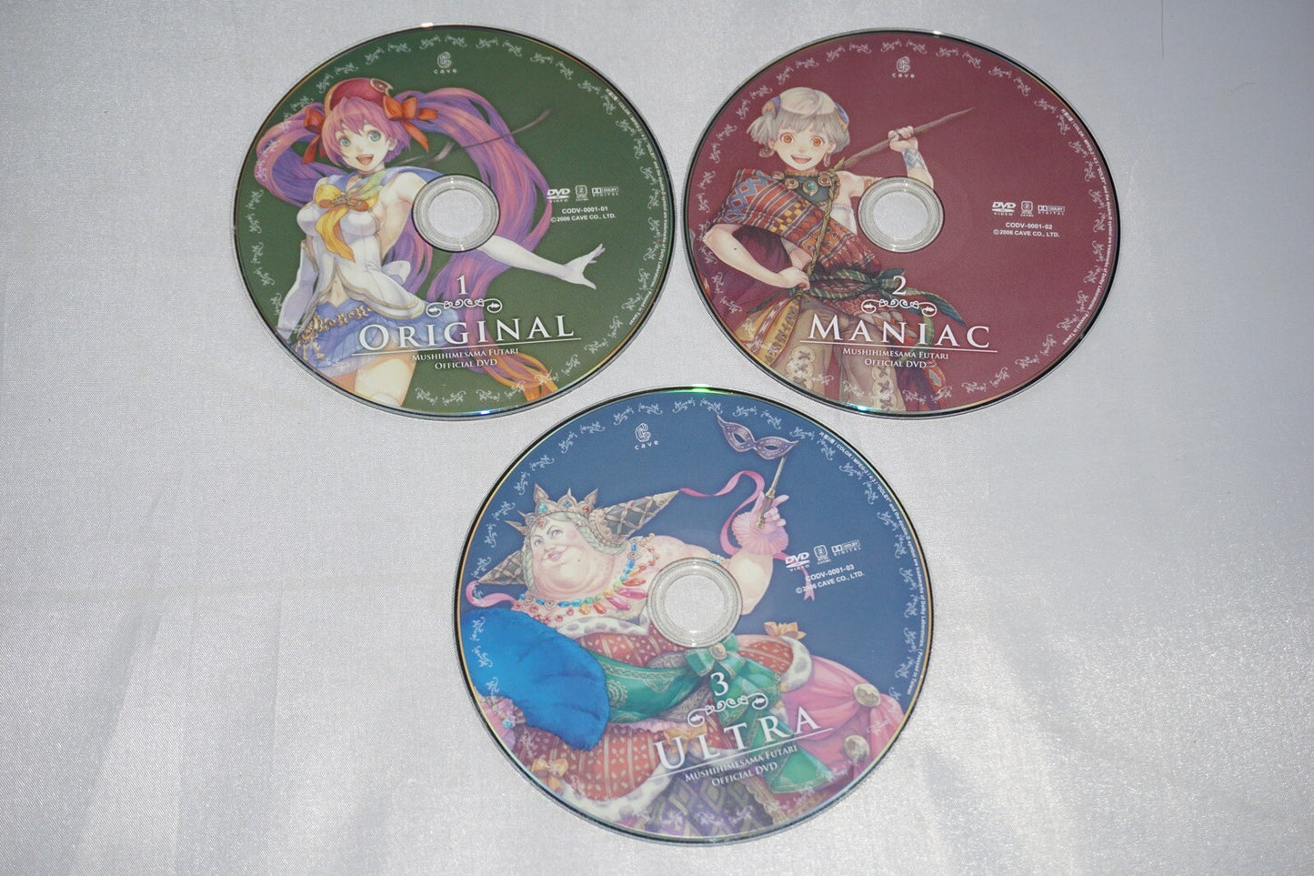MUSHIHIME SAMA FUTARI OFFICIAL DVD for Capture The GAME Japan