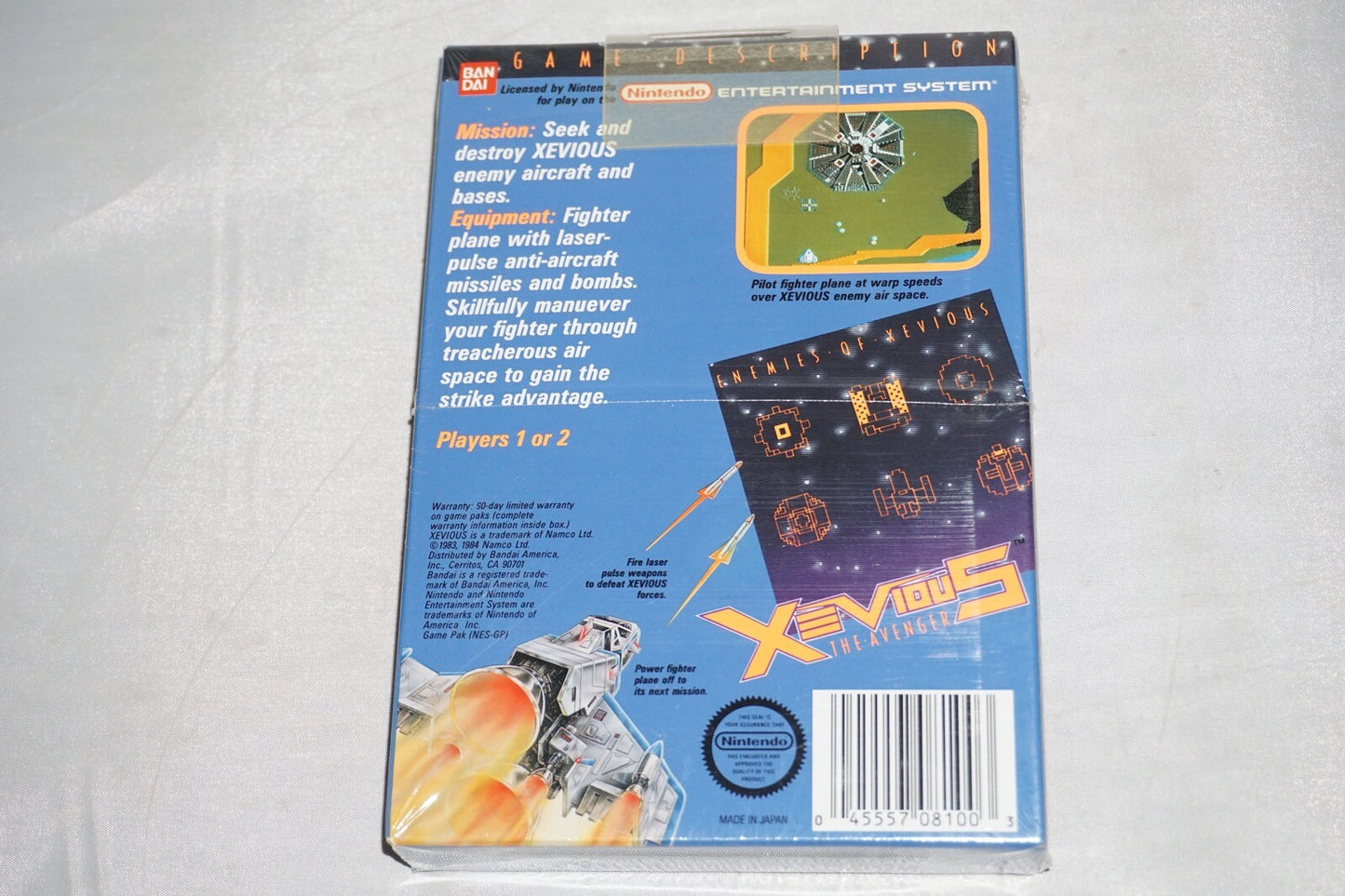 Xevious (Nintendo NES) NEW Factory Sealed