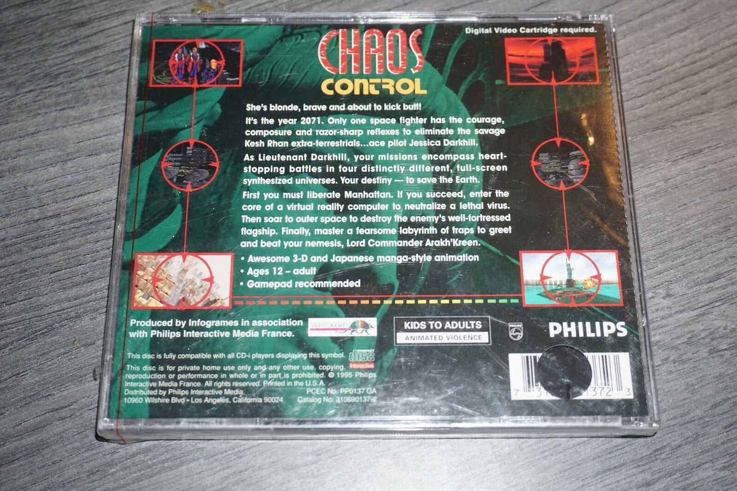 Chaos Control (Phillips CD-i) NEW Factory Sealed