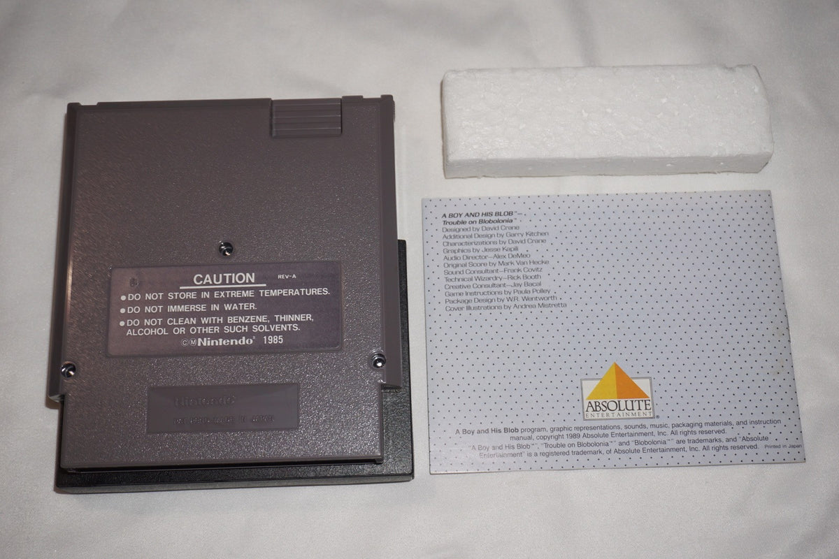 A Boy And His Blob: Trouble on Blobonia (Nintendo NES) Complete in Box CIB