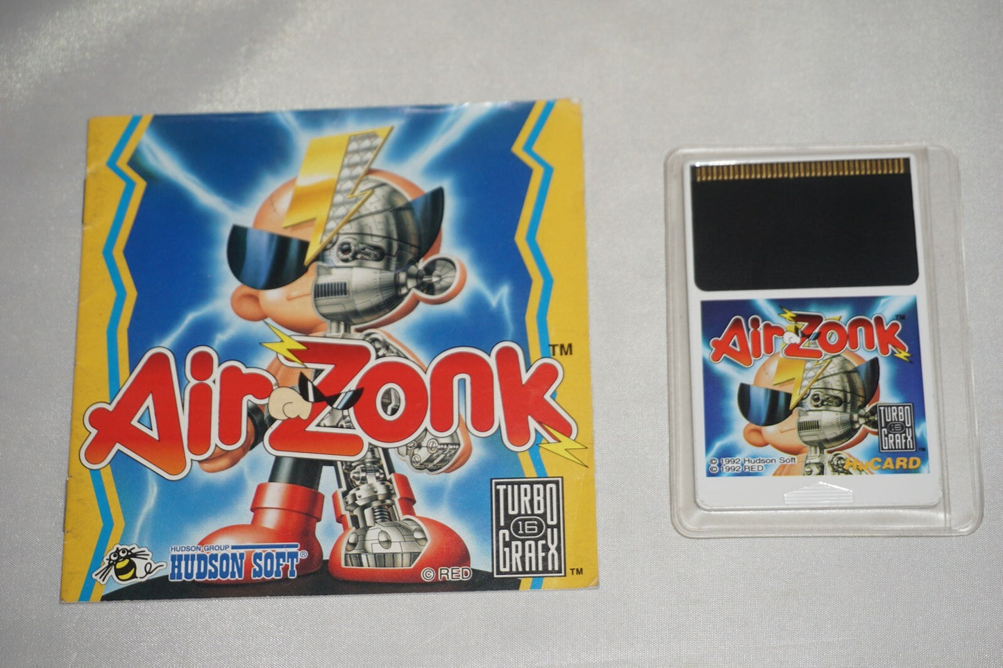 Air Zonk (Turbo Grafx 16 tg16) Complete in Box CIB Turbografx