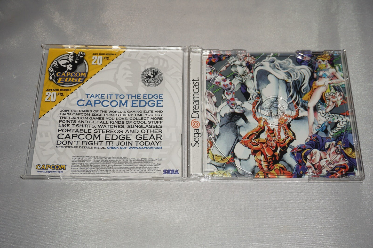 Jojo's Bizarre Adventure (Sega Dreamcast) Complete w/ Reg Card