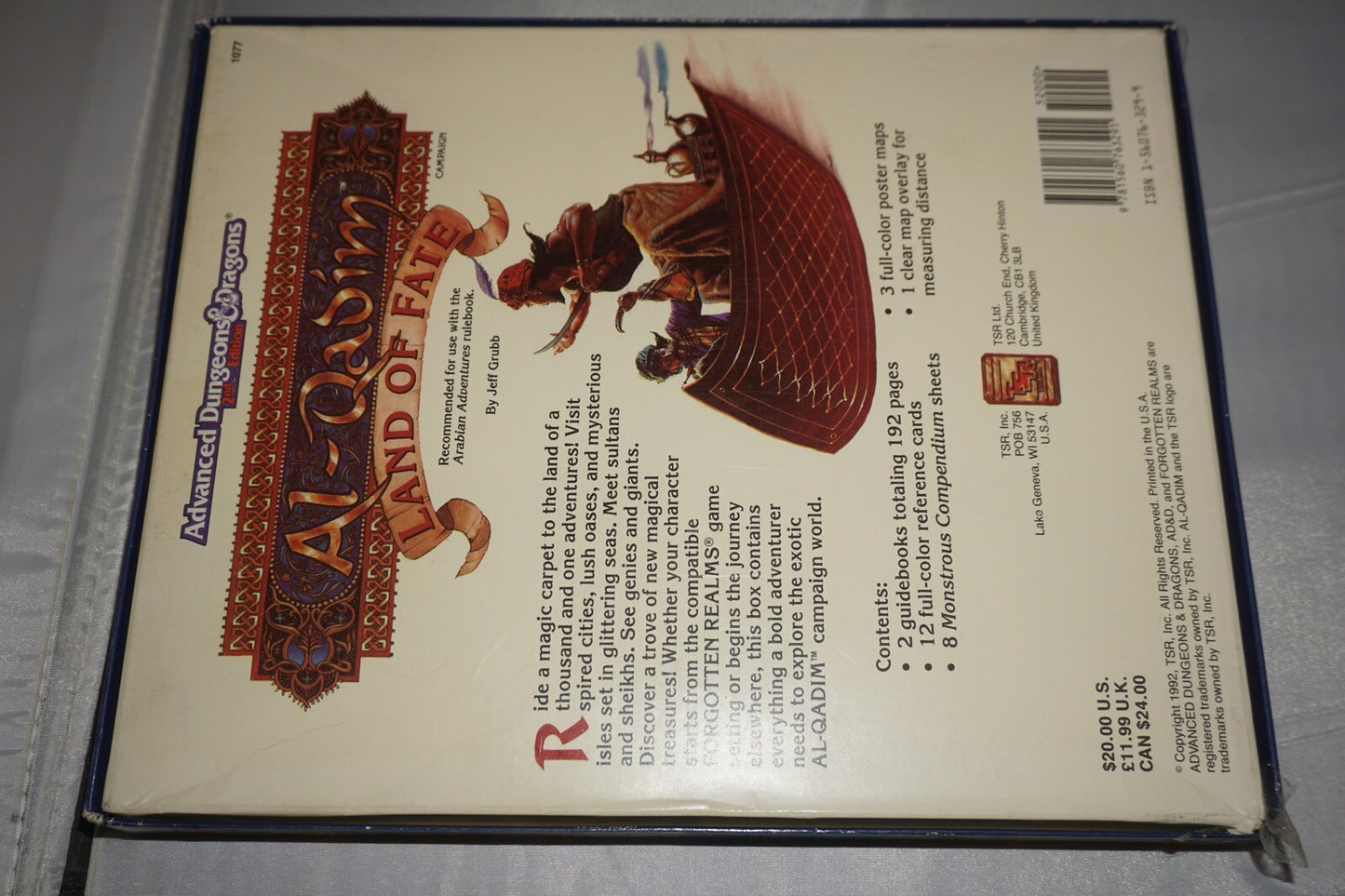 Advanced Dungeons & Dragons Al-Qadim Land Of Fate 2nd Edition Campaign