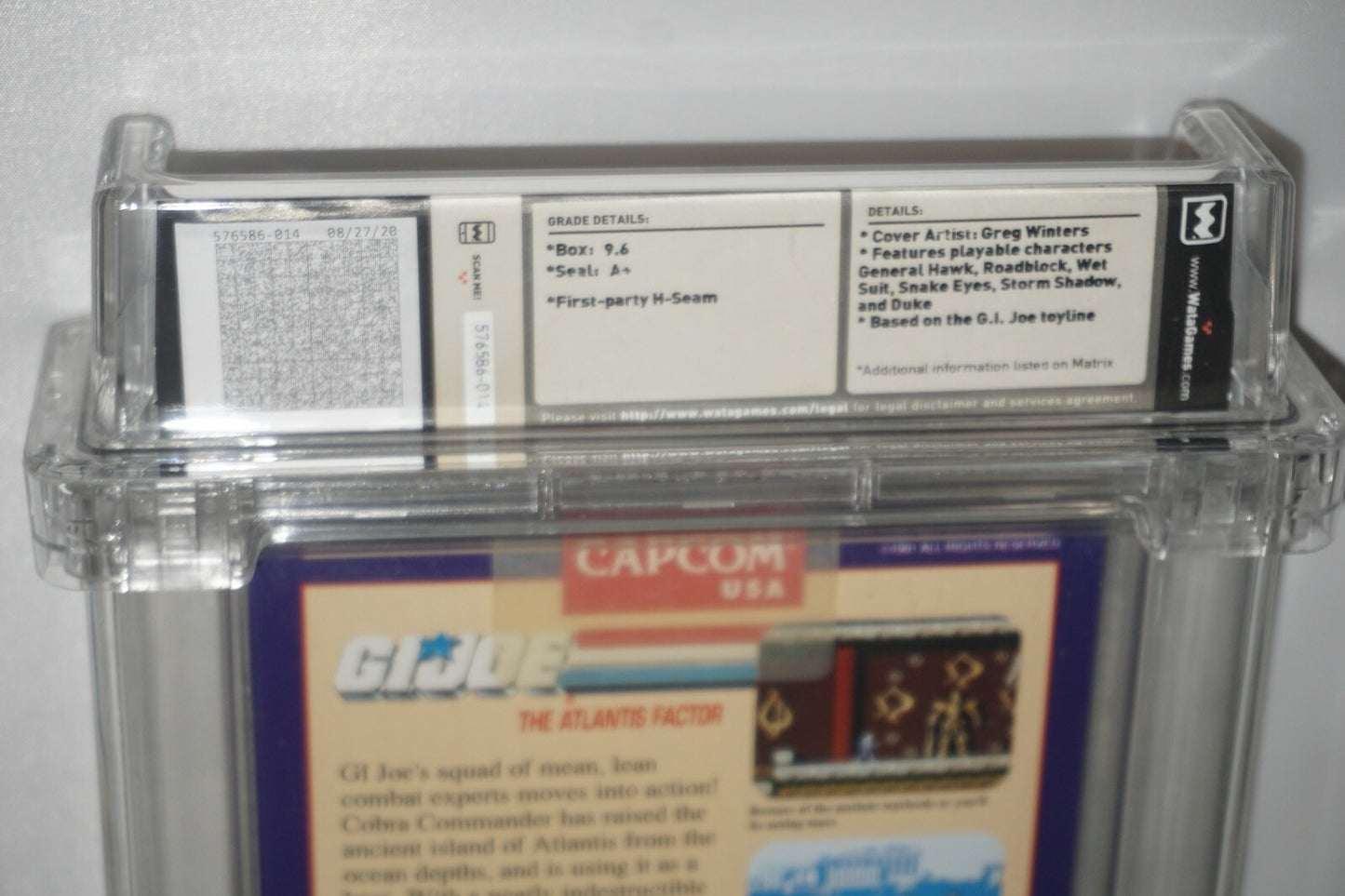 GI Joe Atlantis Factor G.I (Nintendo NES) NEW Sealed WATA 9.6 A+
