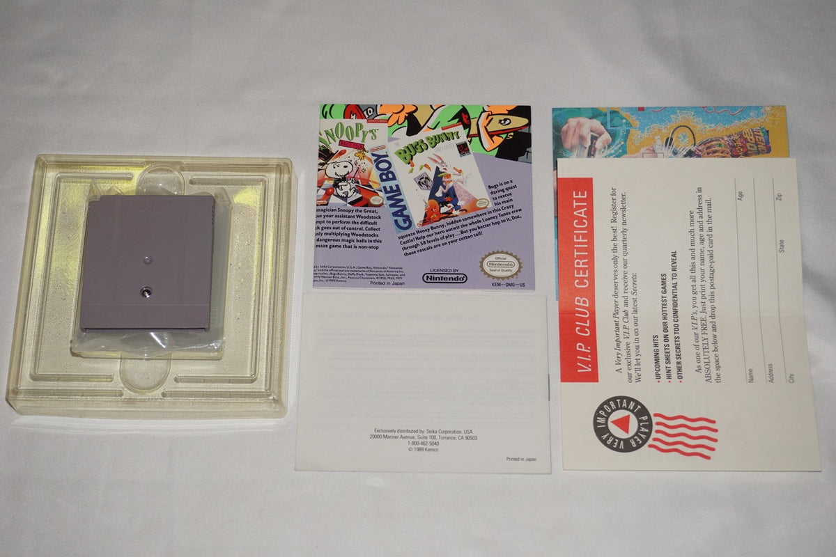 Bugs Bunny Crazy Castle (Nintendo Game Boy Game Boy) Complete in Box w/ Reg CIB