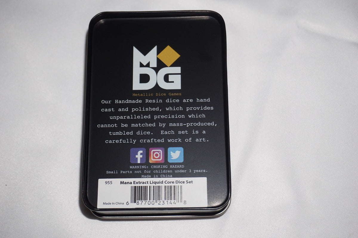 Mdg Mana Extract Liquid Core 955 Dice Set D&D NEW Sealed