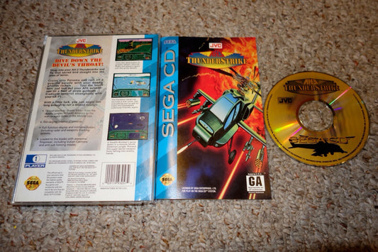 AH-3 Thunderstrike (Sega CD, 1993) Complete Thunder Strike