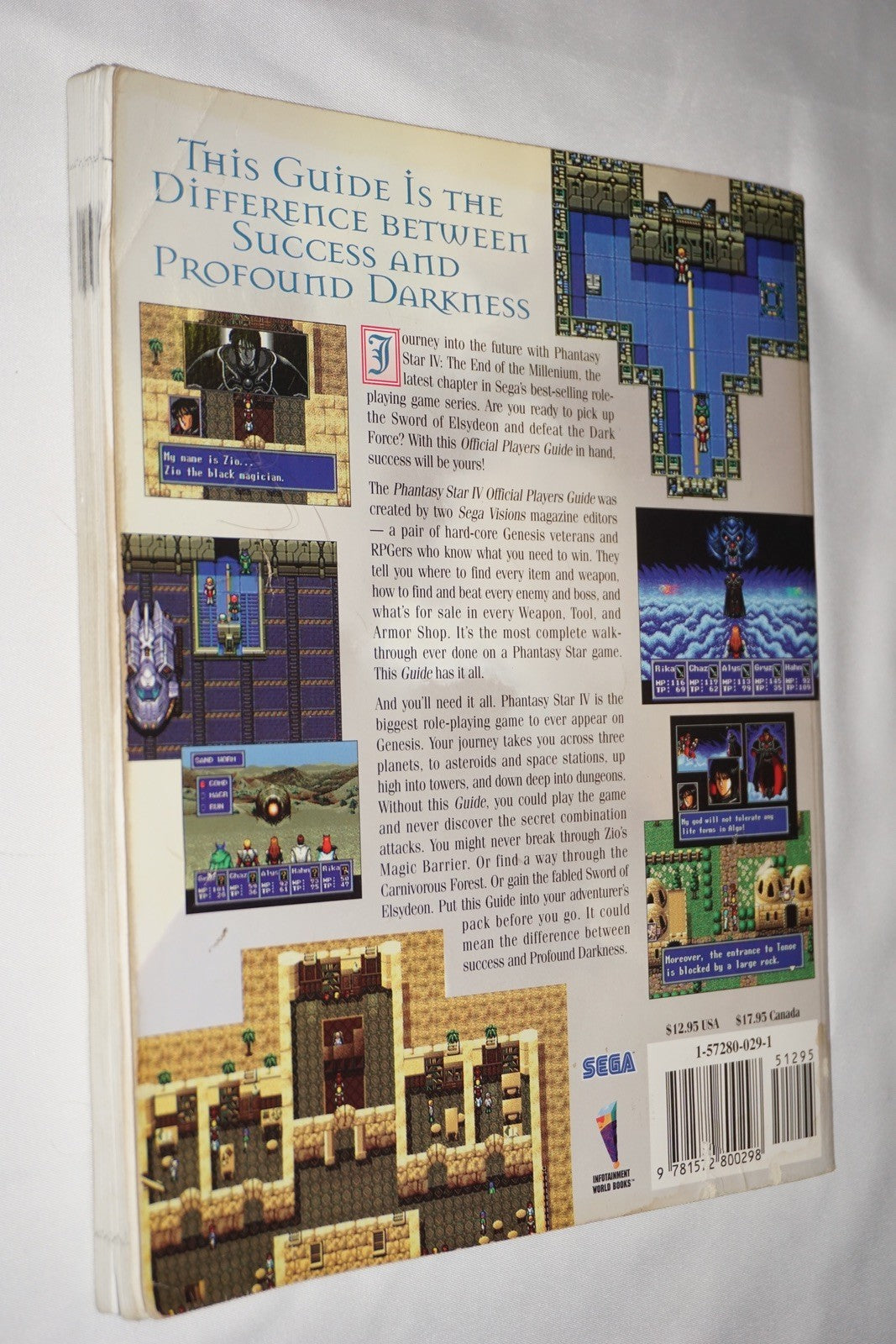 Phantasy Star IV Official Players Guide Sega Genesis