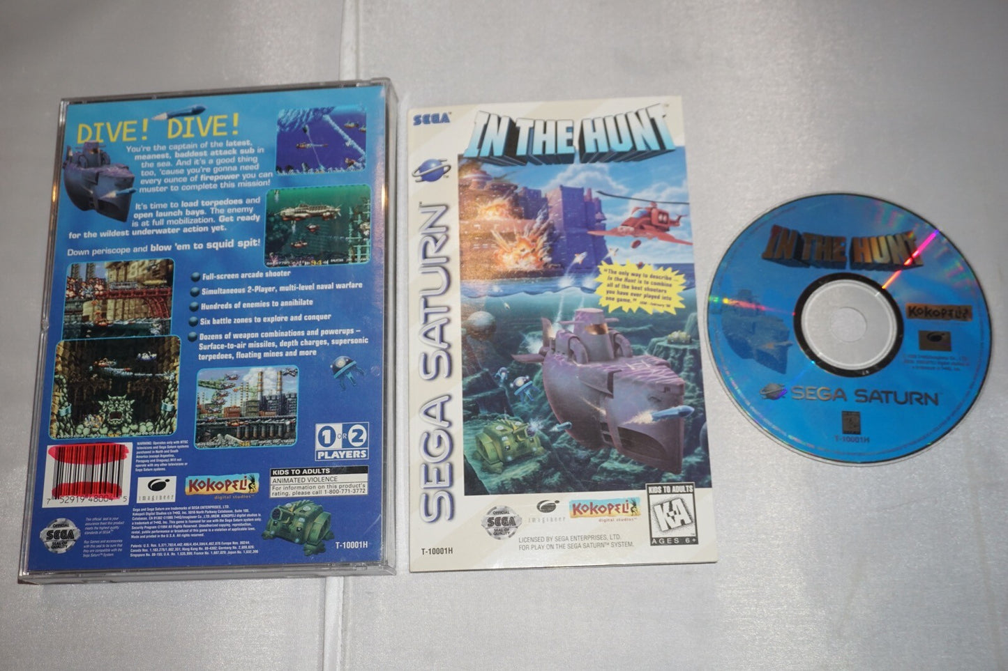 In The Hunt (Sega Saturn) Complete