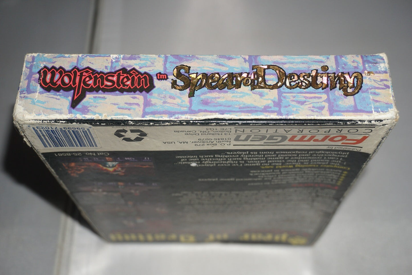 Wolfenstein Spear of Destiny (PC IBM Tandy) Complete in Box CIB