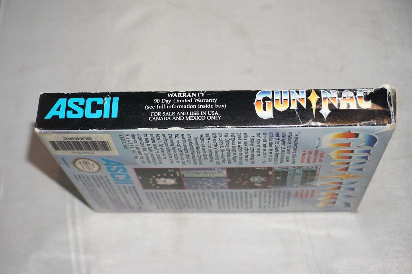 Gun Nac (Nintendo NES) Complete in Box CIB