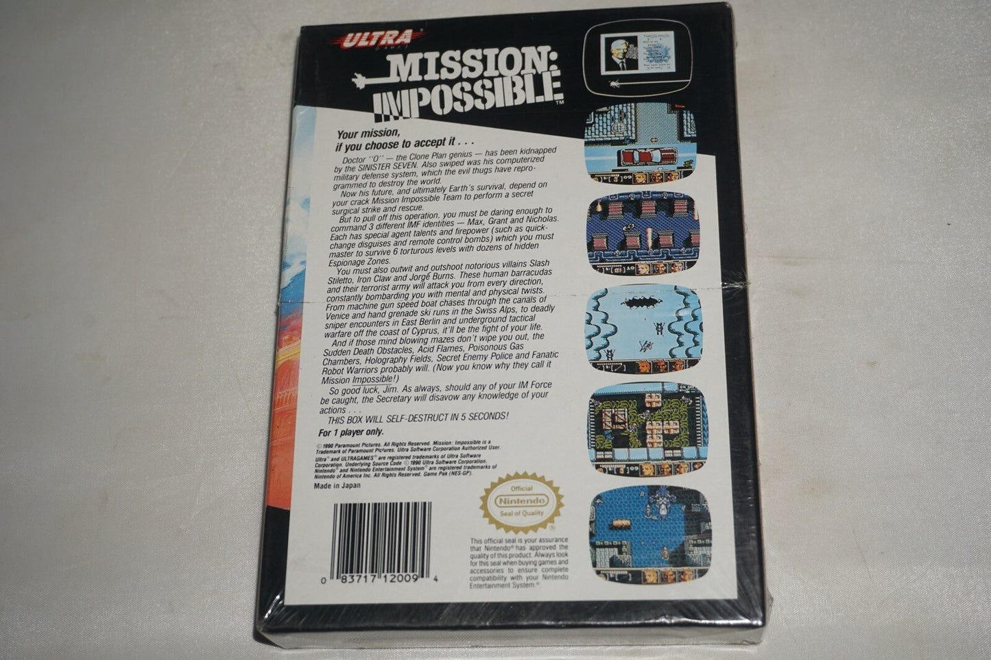 Mission Impossible (Nintendo NES) NEW Factory Sealed