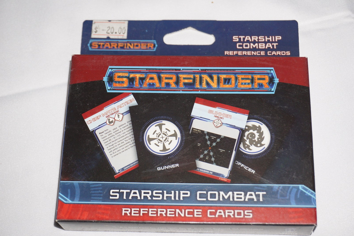 Starfinder Starship Combat Reference Cards NEW Sealed