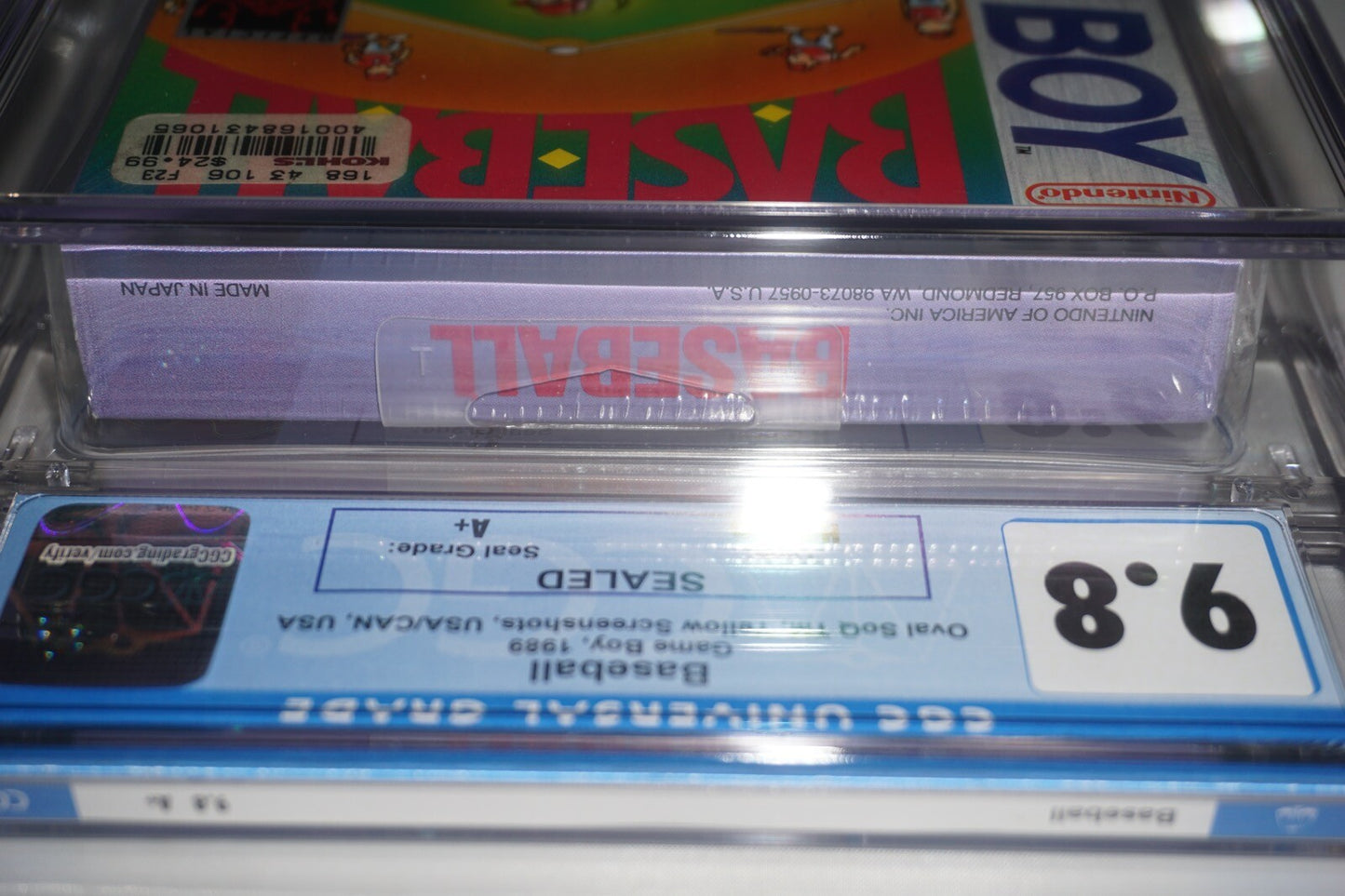 Baseball (Nintendo Game Boy Gameboy) CGC 9.8 A+ NEW Sealed