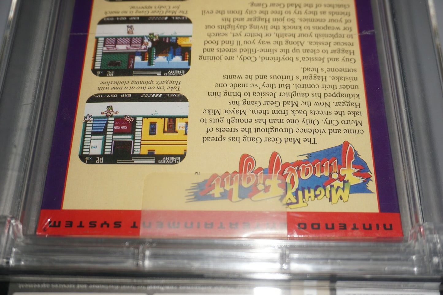 Mighty Final Fight (Nintendo NES) 9.4 A+ NEW Sealed