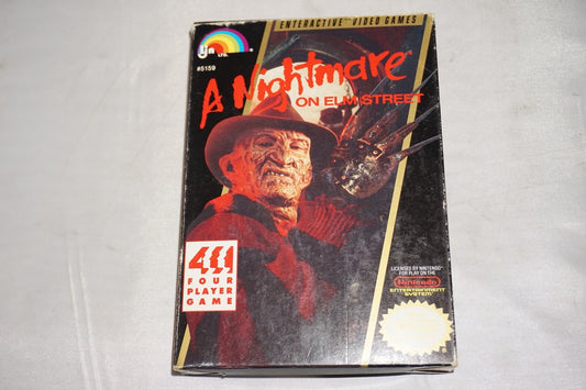 Nightmare On Elm Street (Nintendo NES) Complete in Box w/ Reg Card CIB