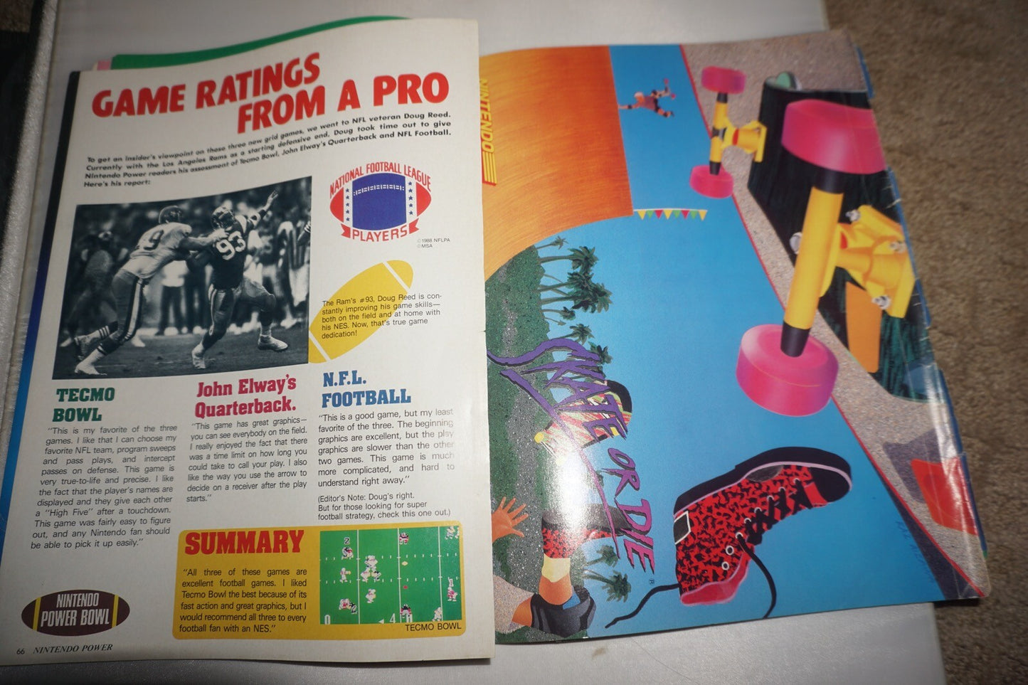 January/February 1989 Zelda II Nintendo Power Magazine #5 Poster