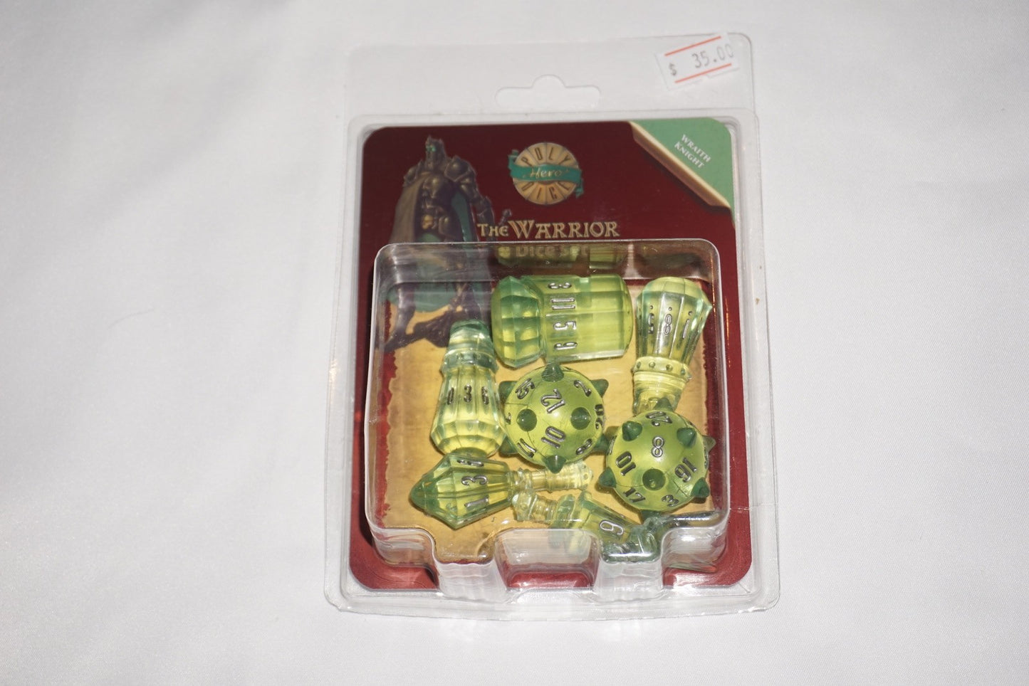 PolyHero Warrior 8 Dice Set Wraith Knight NEW Sealed