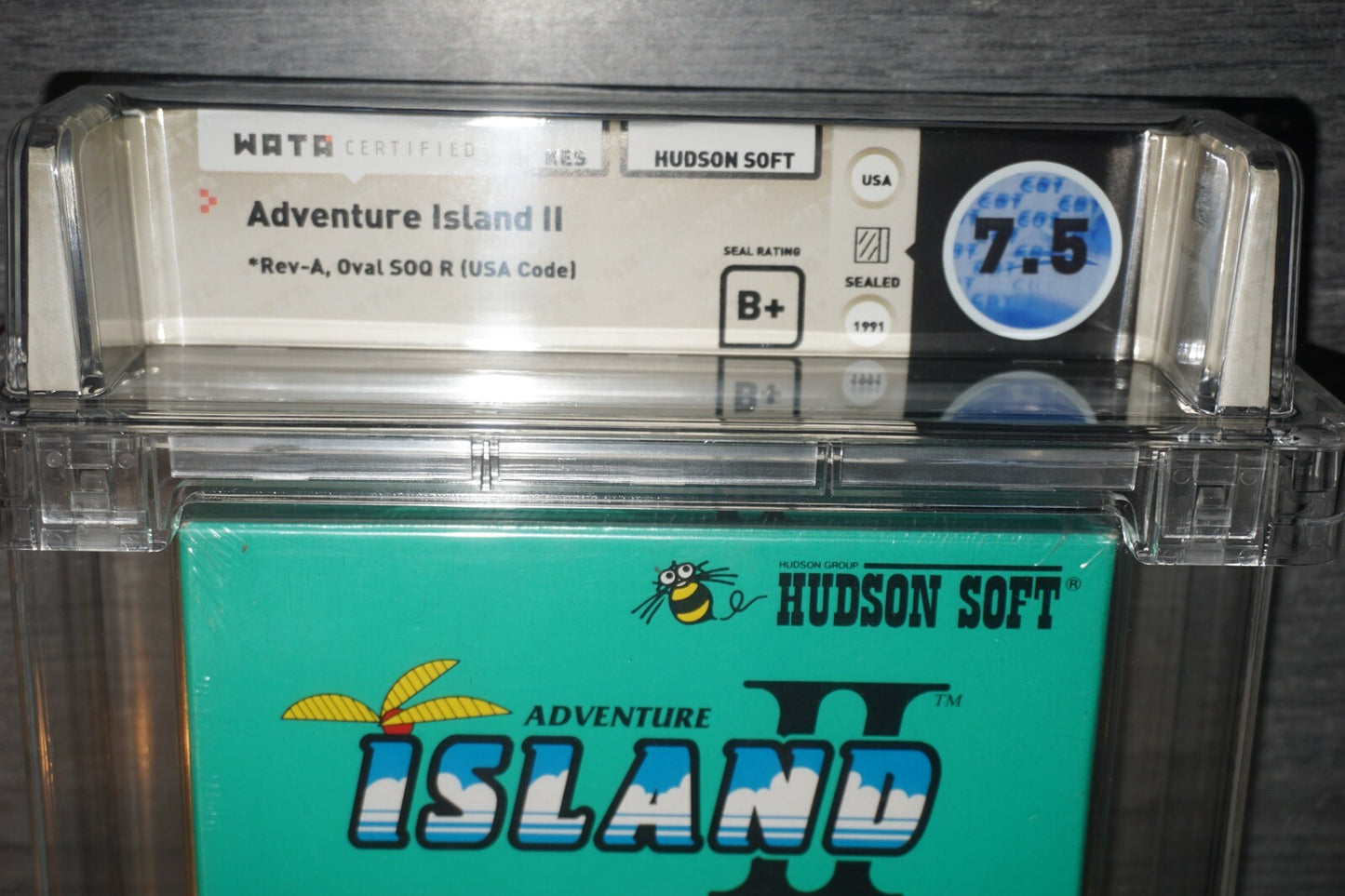 Adventure Island II 2 (Nintendo NES) Wata 7.5 B+ NEW Factory Sealed