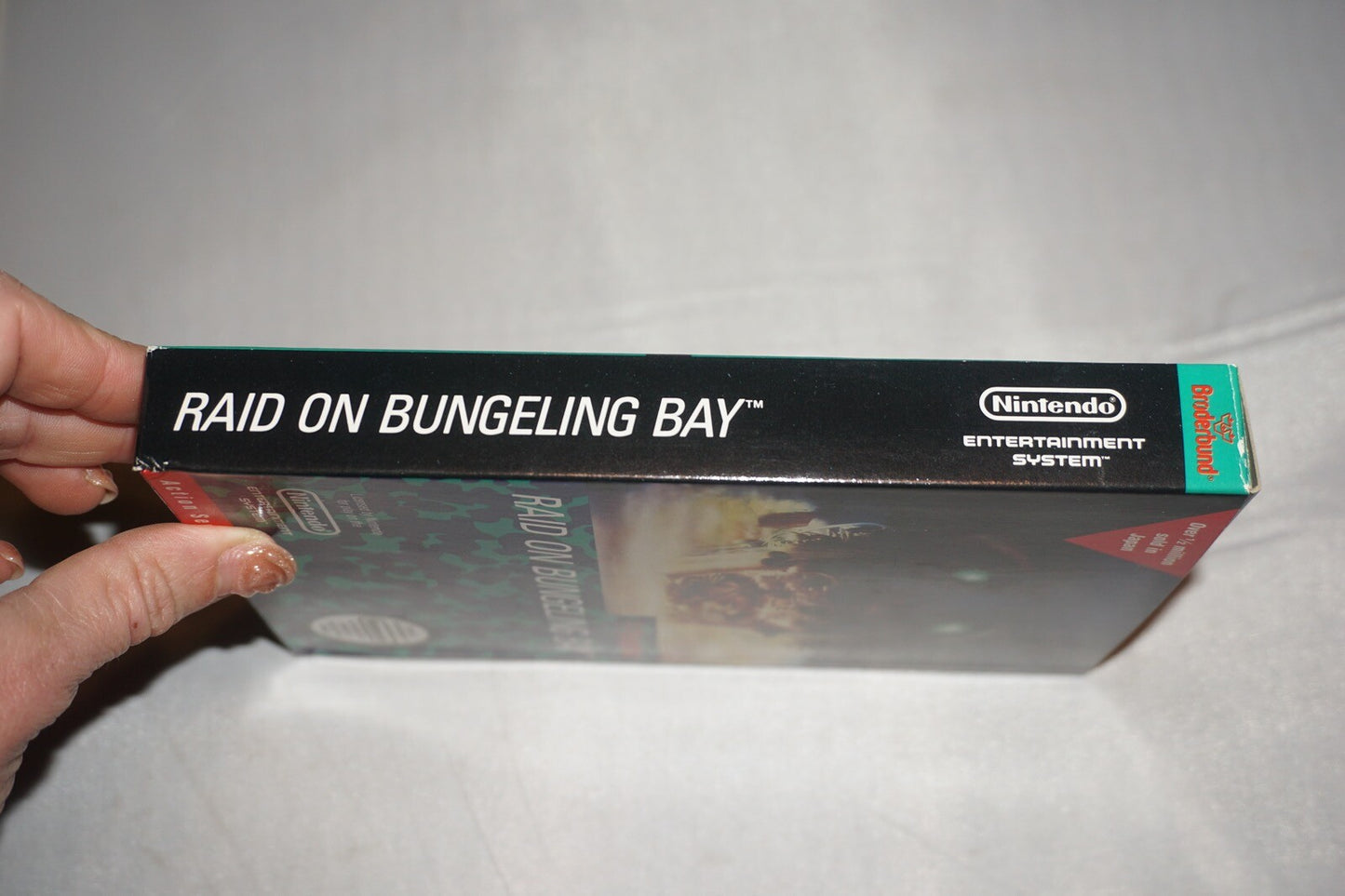 Raid On Bungeling Bay HANGTAB (Nintendo NES) Complete in Box CIB