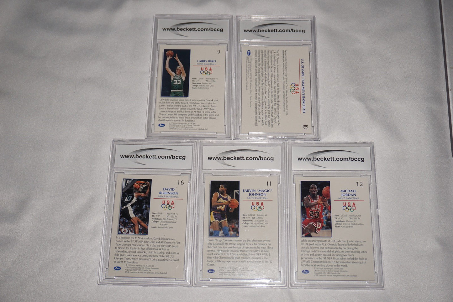 1992 Impel U.S Olympic Hopefuls Set #9 #16 #11 #12 #18 Team BCCG Jordan Bird 10
