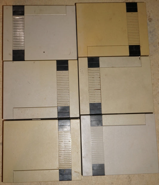 Lot of 6 Nintendo NES System Console Broken As Is Not Working For Repair 001
