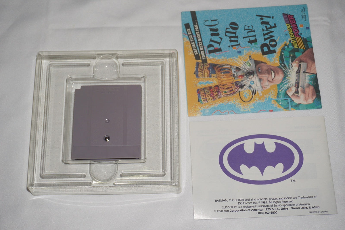 Batman The Video Game (Nintendo Game Boy Game Boy) Complete in Box CIB