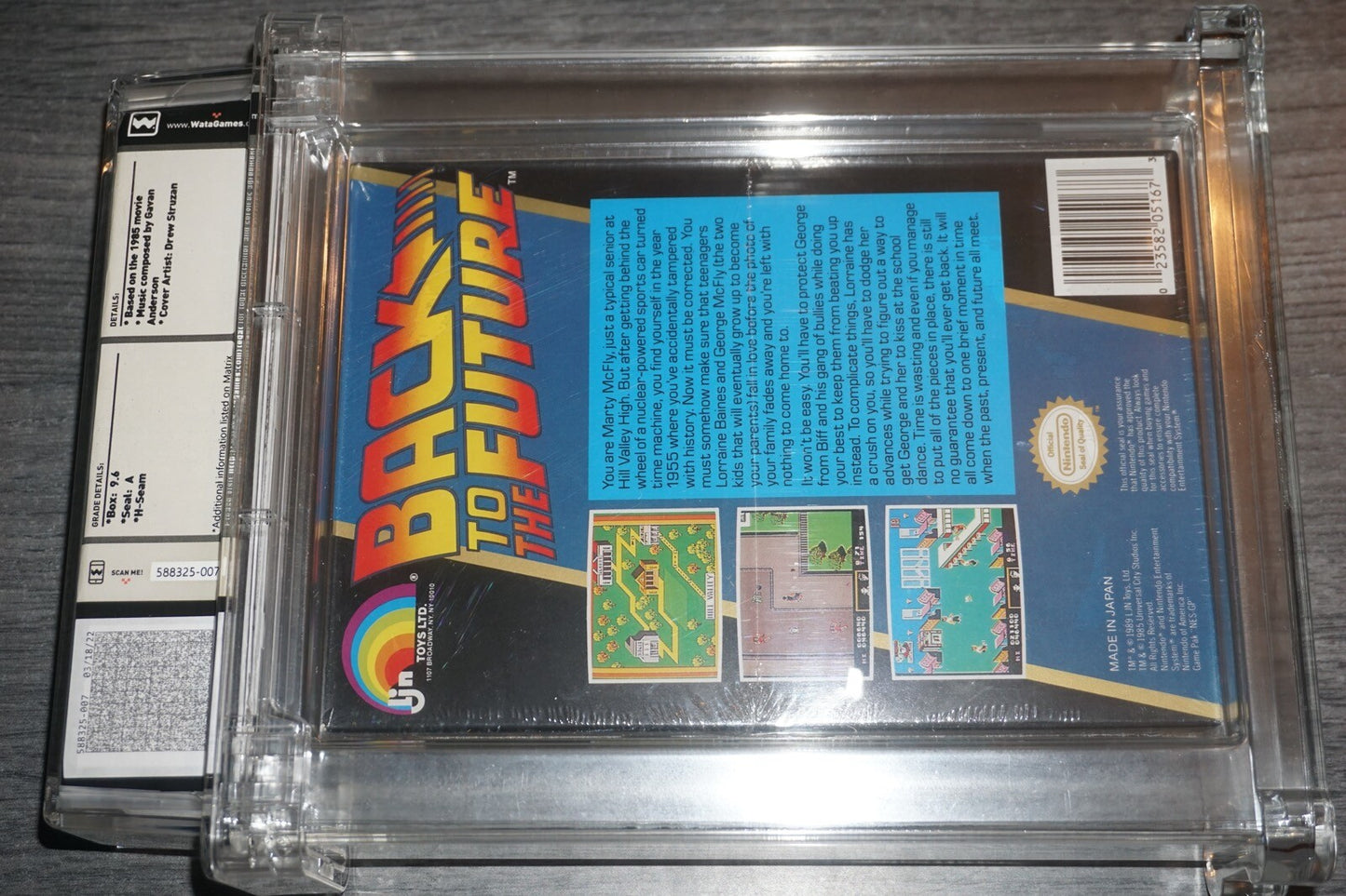 Back To The Future (Nintendo NES) Wata 9.6 A NEW Factory Sealed