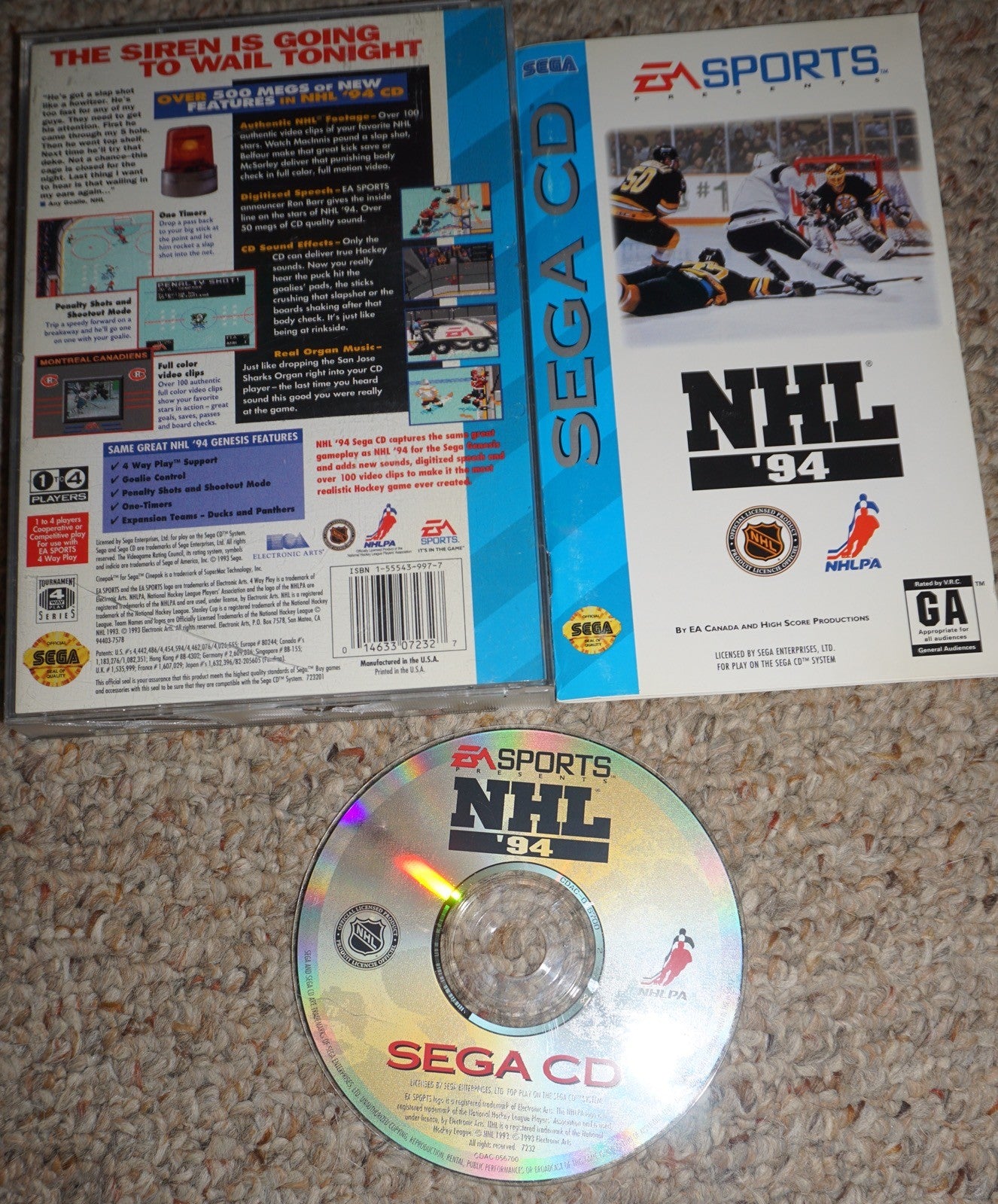 Nhl 94 (Sega CD) Complete