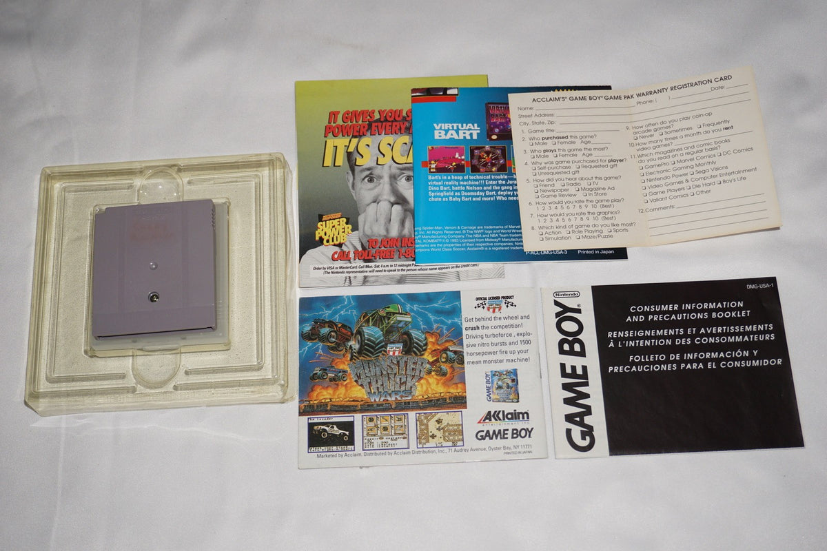 NBA Jam (Nintendo Game Boy Gameboy) Complete in Box w/ Reg CIB